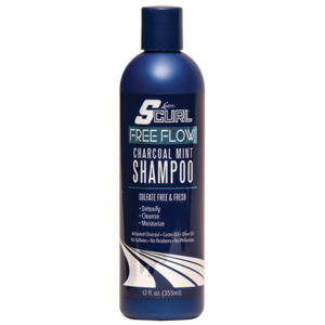 SCurl® Free Flow™ Charcoal Mint Shampoo (355ml)