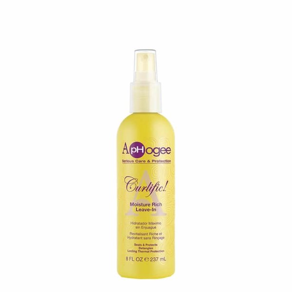 Aphogee ApHogee - Leave-in conditioner - Hydrateert intens zonder te verzwaren - Maakt klitten los en verbetert elasticiteit - 237ml