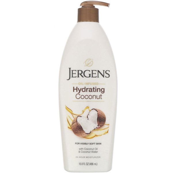 Jergens Hydrating Coconut Moisturizer Oil Infused 21oz. 621ml l