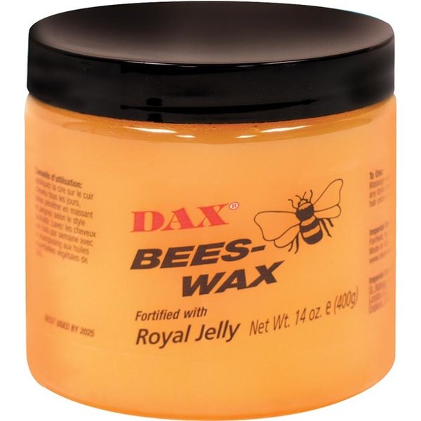 DAX DAX - Haarwax – Voedt met koninginnengelei – Geeft natuurlijke glans – Ideaal voor vlechten en locs – 400g