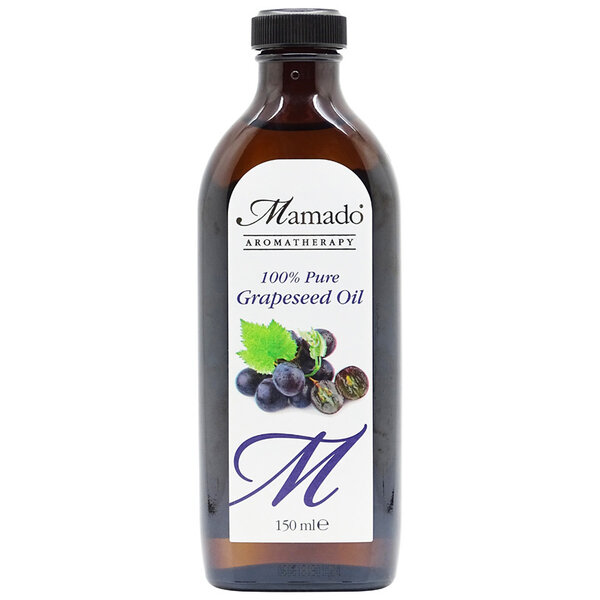 Mamado Mamado - 100% Pure druivenpit verzorgingsolie - Hydrateert zonder vettig aan te voelen - Rijk aan antioxidanten en vitamine E - 150ml