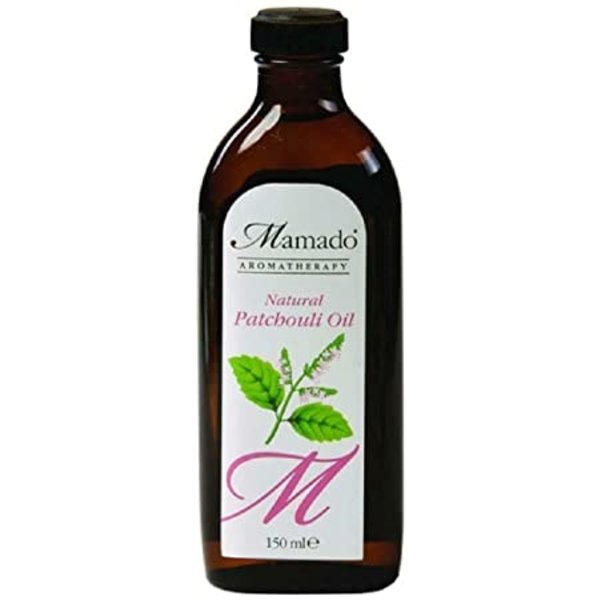 Mamado Mamado - Patchouli olie - Verzacht en hydrateert de huid - Verlicht hoofdhuid en stress - 100% natuurlijk gebruik - 150ml