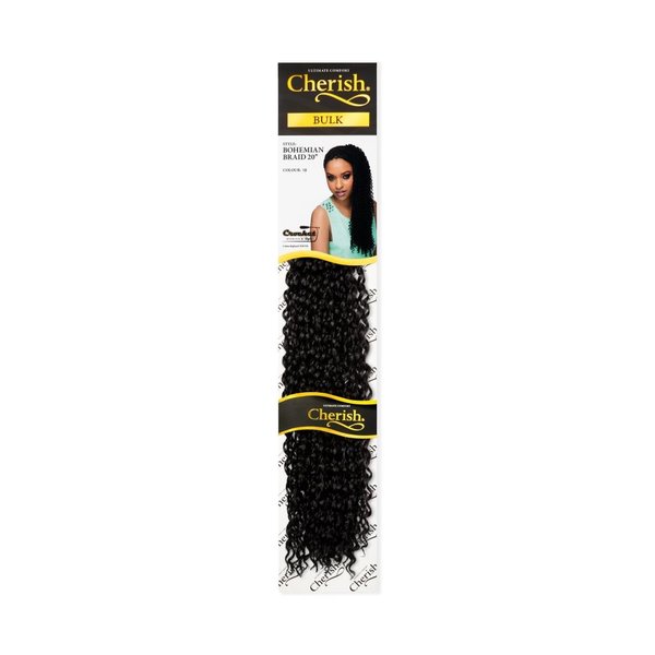 Cherish Cherish - Bohemian vlechten - Vooraf gestyleerd voor gemak - 50,80 cm lengte voor volumineuze look - Lichtgewicht en comfortabel - 1 set