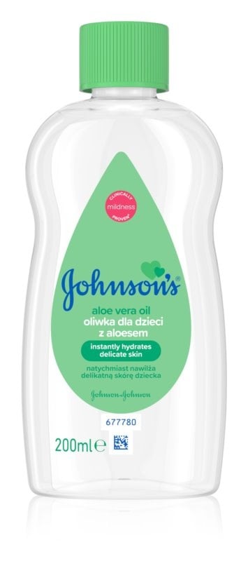 Johnson oil sales aloe vera