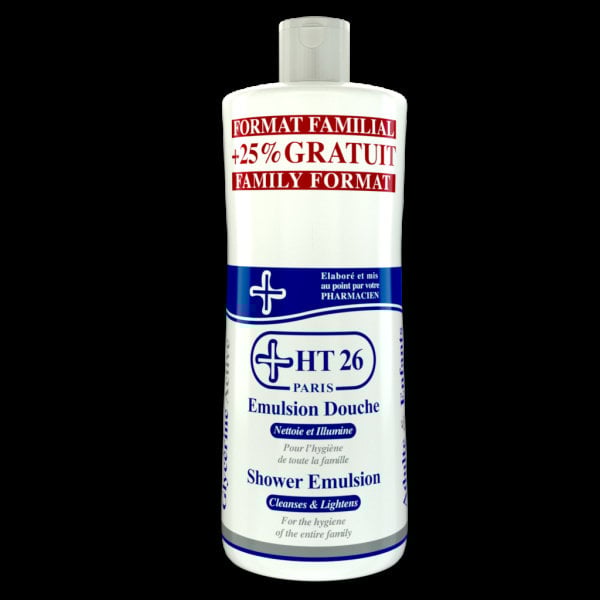 HT26 Ht26 - Reinigende Douche-emulsie - Reguleert De Ph Dankzij Lactoserum - Voor Gevoelige Huidtypes - 1000ml