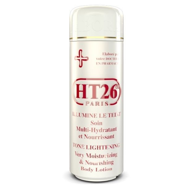 HT26 HT26 - Luxe lichaamsmelk - Voor de vochtarme, doffe en droge huid - Verrijkt met zoete amandelolie, glycerine en sheaboter - 500ml