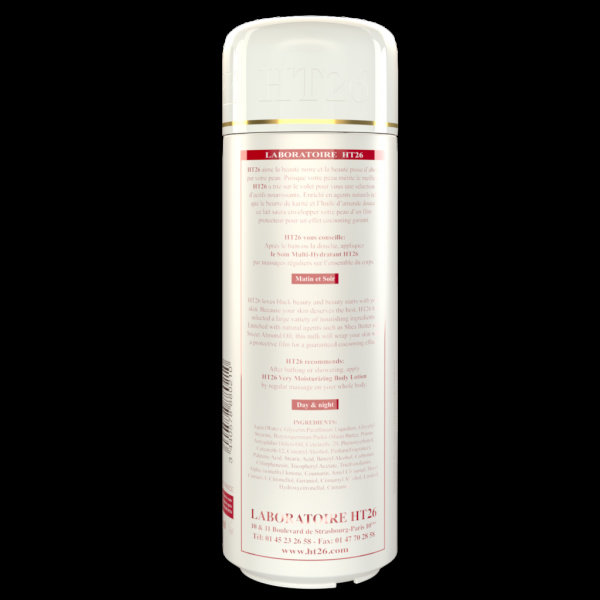 HT26 HT26 - Luxe lichaamsmelk - Voor de vochtarme, doffe en droge huid - Verrijkt met zoete amandelolie, glycerine en sheaboter - 500ml