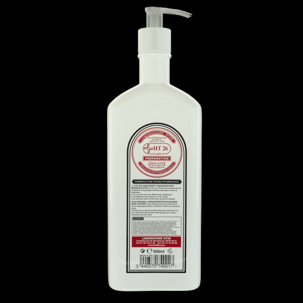 HT26 HT26 - Préparation - Maximal concentration bleaching body lotion (500ml)
