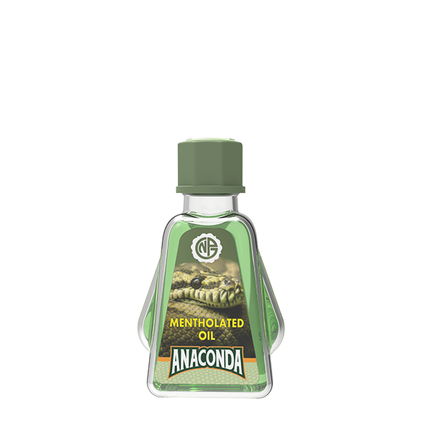 Anaconda Anaconda - Verzachtende olie – Verlicht spierpijn en spanning – Werkt verkoelend met menthol – Handig zakformaat – 3ml