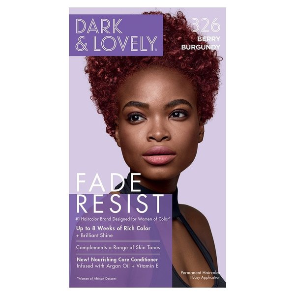 Dark and Lovely® Dark and Lovely® - Haarkleuring - Diepe berry-burgundy tint - Tot 8 weken levendige kleur - Dekt grijs betrouwbaar - 326