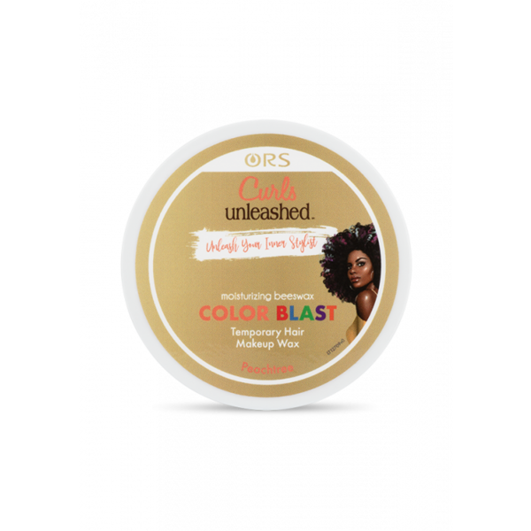 ORS ORS - Kleurwax Peachtree – Geeft tijdelijke perzikkleur zonder schade – Verzorgt en hydrateert met bijenwas – Vormt en definieert krullen stevig – 171g