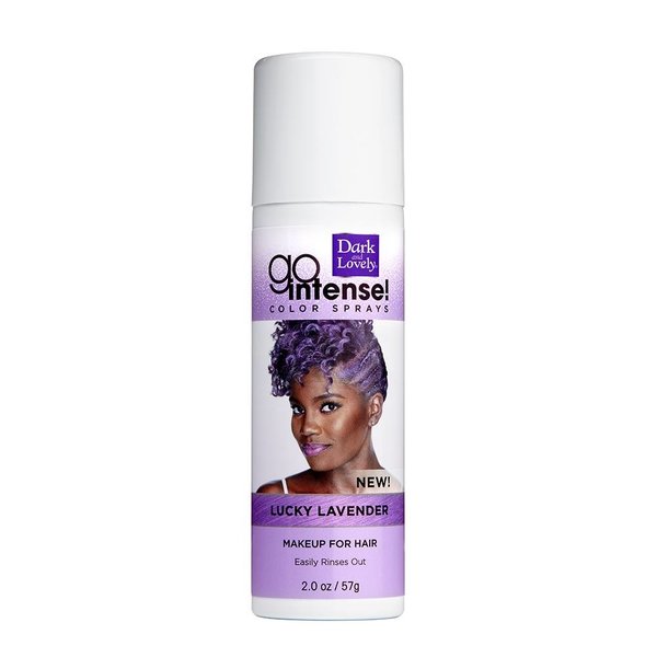 Dark and Lovely® Dark and Lovely - Tijdelijke haarkleur Lucky Lavender - Intens paarse tint op donker haar - Snel aan te brengen en uitwasbaar - 57g