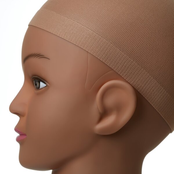 Red by Kiss Stocking Wig Cap 2PCS (Natural Brown)