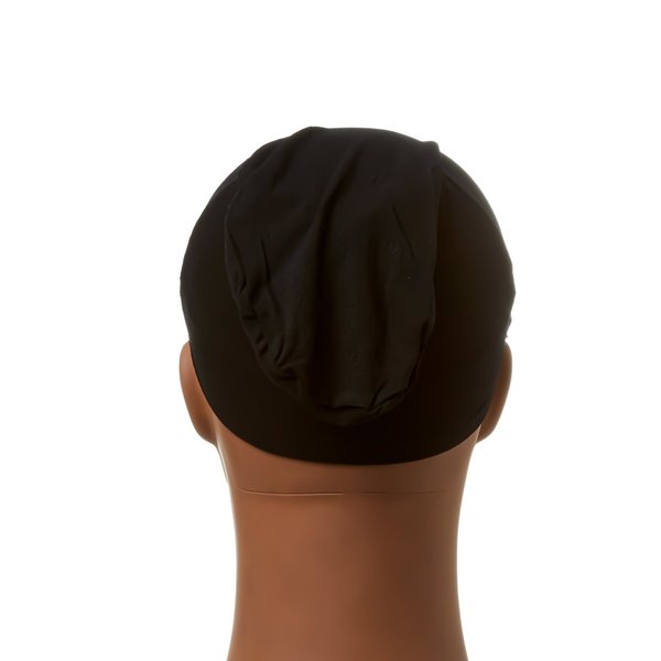 Red by Kiss Red by Kiss - Haarkap jumbo zwart – Extra groot voor dik en lang haar – Voorkomt pluizen en haarbreuk – Comfortabel en ademend – 1 stuk