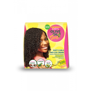 ORS Olive Oil Girls Soft Curls No-Lye Creme Texture Softening System