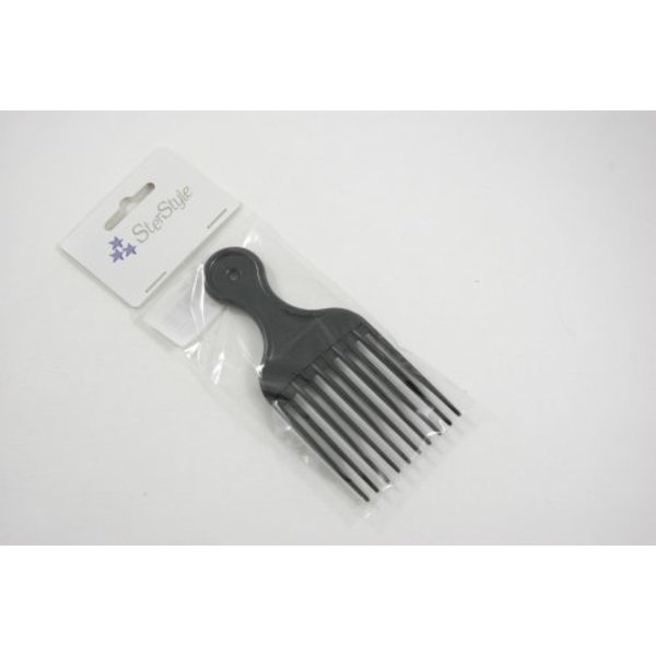 Ster Style Ster Style - Afro kam (1215) - Ideaal voor afro- en krullend haar - Voorkomt haarbreuk en zorgt voor volume - Klein formaat