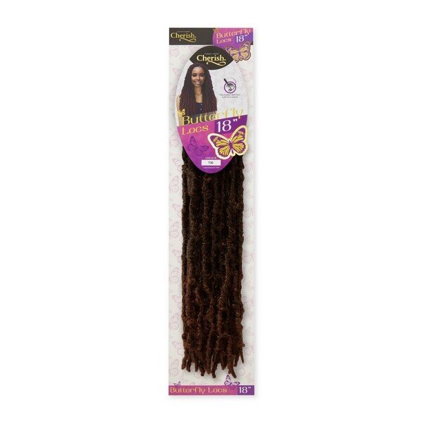 Cherish Cherish - Haarlocs synthetisch - Natuurlijk ogende uitstraling - Langdurige en onderhoudsvrije stijl - Vooraf gevormd en snel te plaatsen - 45,72 cm