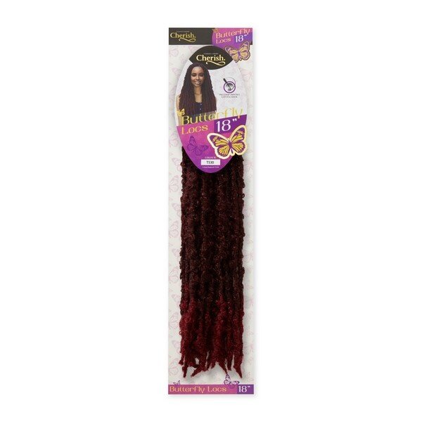 Cherish Cherish - Haarlocs synthetisch - Natuurlijk ogende uitstraling - Langdurige en onderhoudsvrije stijl - Vooraf gevormd en snel te plaatsen - 45,72 cm