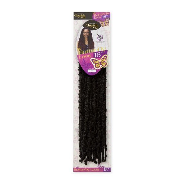 Cherish Cherish - Haarlocs synthetisch - Natuurlijk ogende uitstraling - Langdurige en onderhoudsvrije stijl - Vooraf gevormd en snel te plaatsen - 45,72 cm