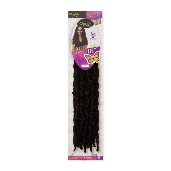 Cherish Cherish - Haarlocs synthetisch - Natuurlijk ogende uitstraling - Langdurige en onderhoudsvrije stijl - Vooraf gevormd en snel te plaatsen - 45,72 cm