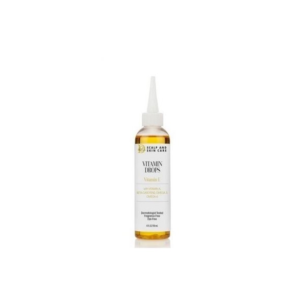 Design Essentials Design Essentials - Vitamine olie – Hydrateert en kalmeert droge huid – Verlicht jeuk en schilfers op hoofdhuid – Verbetert glans en haargroei – 118ml