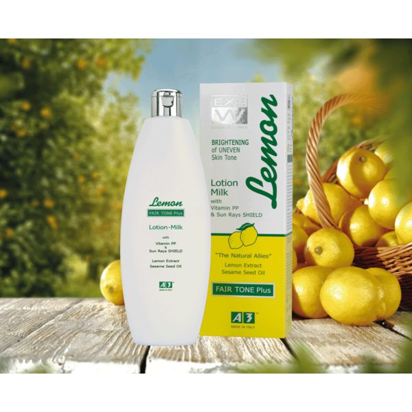 A3 Cosmetics A3 - Bodylotion - Verheldert de huidteint, hydrateert intensief - Bevat vitamine PP, citroenextract en sesamzaadolie - 400ml