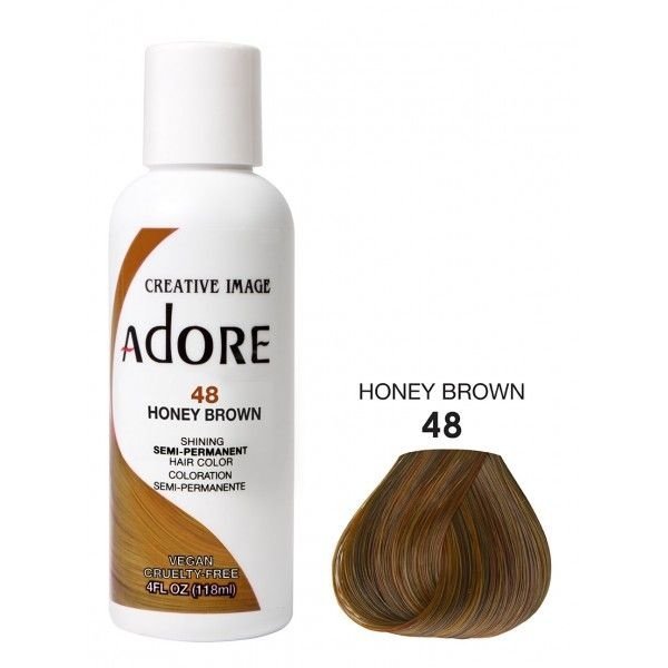 Adore Semi Permanent Hair Color 48 - Honey Brown