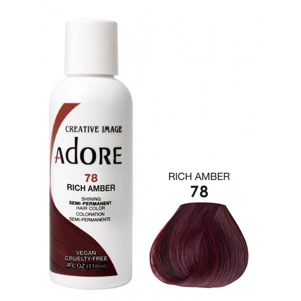 Adore Semi Permanent Hair Color 78 - Rich Amber