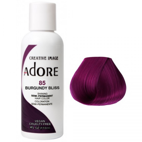 Adore Adore - Semi-permanente Haarkleur - Verbetert Algehele Conditie Haar - Geschikt Voor Alle Haartypes - Burgundy Bliss - 118ml
