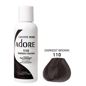 Semi Permanent Hair Color 110 - Darkest Brown