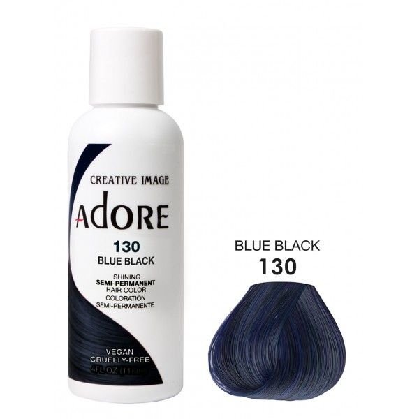 Adore Semi Permanent Color 130 - Blue Black