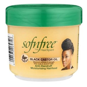 Sofnfee Black Castor Oil Anti Dandruff Moisturizing Hair Food 250 ml