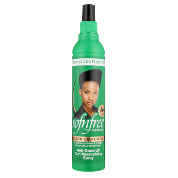 Sofn'Free Sofn'free Black Castor Oil Curl Moisturising Spray (100ml)