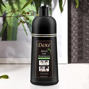 Black Hair Shampoo Bottle (400ml)