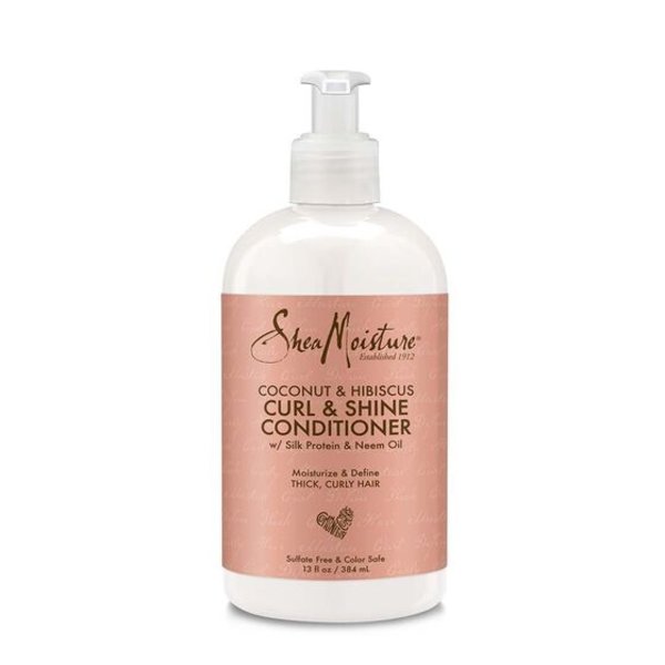 Shea Moisture COCONUT & HIBISCUS CURL & SHINE CONDITIONER (384ml)