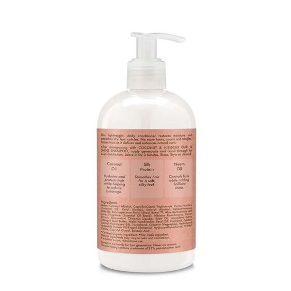 Shea Moisture COCONUT & HIBISCUS CURL & SHINE CONDITIONER (384ml)