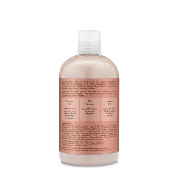 Shea Moisture COCONUT & HIBISCUS CURL & SHINE SHAMPOO (384ml)