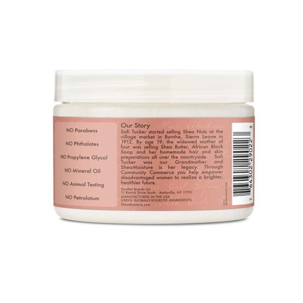 Shea Moisture Shea Moisture - Krulcreme – Hydrateert intens en voorkomt pluis – Geeft glans en veerkracht aan krullen – Geschikt voor dagelijks gebruik – 326g
