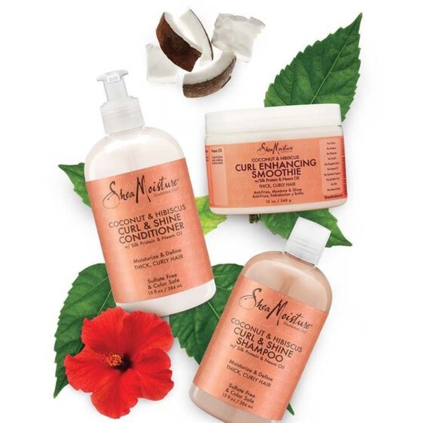 Shea Moisture Shea Moisture - Krulcreme – Hydrateert intens en voorkomt pluis – Geeft glans en veerkracht aan krullen – Geschikt voor dagelijks gebruik – 326g