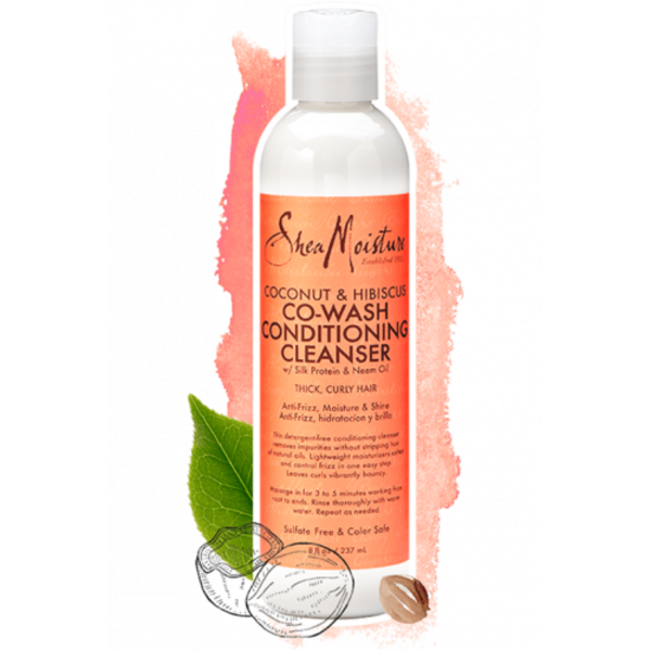 Shea Moisture COCONUT & HIBISCUS CURL MOISTURE CO-WASH (354ml)