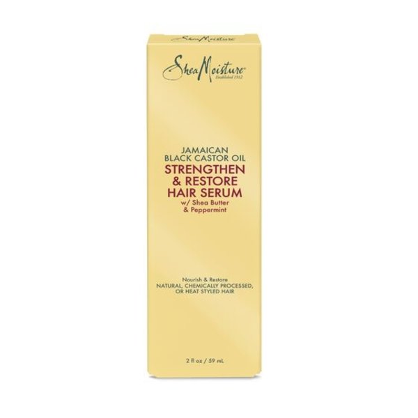 Shea Moisture JAMAICAN BLACK CASTOR OIL STRENGTHEN & RESTORE OIL SERUM (59ml)