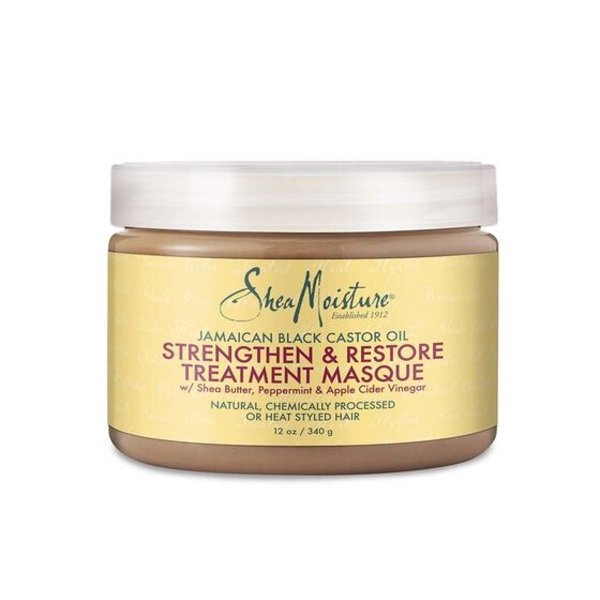 Shea Moisture JAMAICAN BLACK CASTOR OIL STRENGTHEN & RESTORE TREATMENT MASQUE (340g)