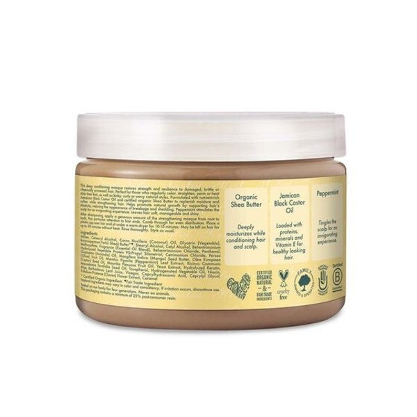 Shea Moisture JAMAICAN BLACK CASTOR OIL STRENGTHEN & RESTORE TREATMENT MASQUE (340g)