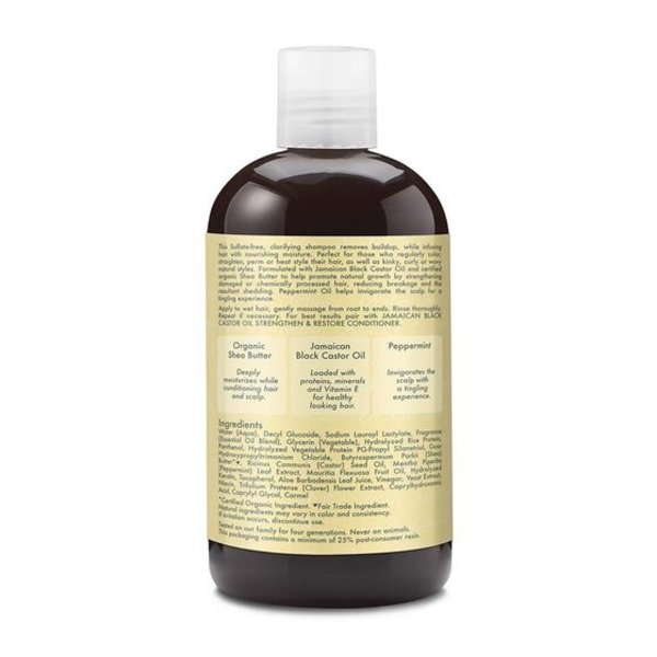 Shea Moisture JAMAICAN BLACK CASTOR OIL STRENGTHEN & RESTORE SHAMPOO (384ml)