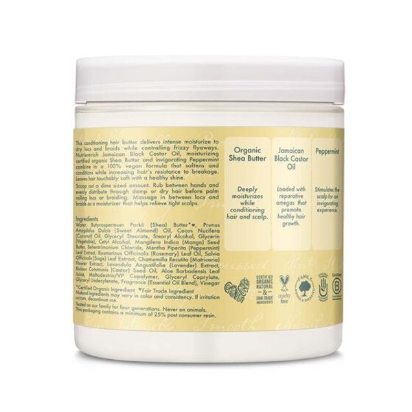 Shea Moisture JAMAICAN BLACK CASTOR OIL STRENGTHEN & RESTORE MOISTURE TWIST AND LOC BUTTER (170g)