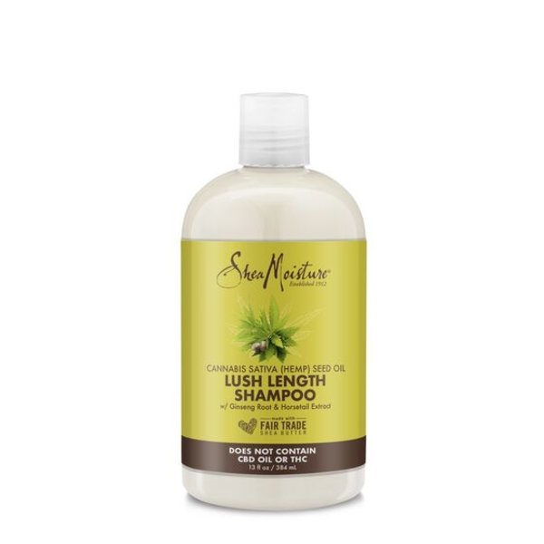 Shea Moisture CANNABIS SATIVA (HEMP) SEED OIL LUSH LENGTH SHAMPOO (384ml)