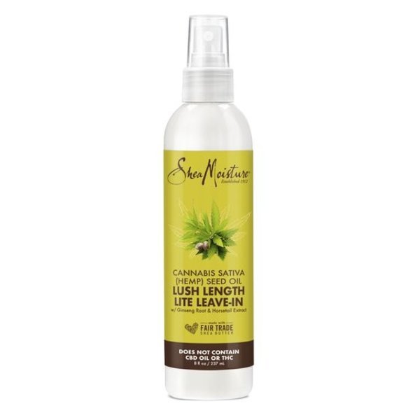 Shea Moisture CANNABIS SATIVA (HEMP) SEED OIL LUSH LENGTH LITE LEAVE-IN (237ml)