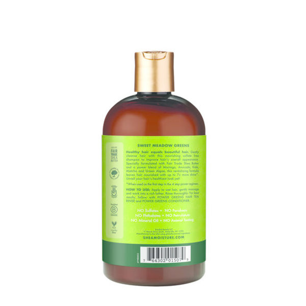 Shea Moisture MORINGA & AVOCADO POWER GREENS SHAMPOO (384ml)