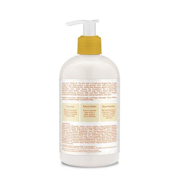 Shea Moisture COCONUT CUSTARD MAKE IT LAST WASH N' GO SHAMPOO (384ml)
