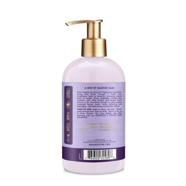 Shea Moisture PURPLE RICE WATER STRENGTH & COLOR CARE CONDITIONER (370ml)